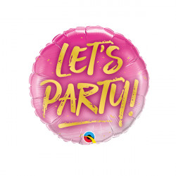 Let's Party 9" Flat Hi