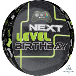 Level Up Birthday Orbz G20 Pkt (15" X 16")