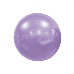 Lilac 25cm/10" Mirror Globe Foil Balloon