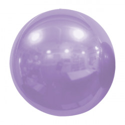 Lilac 61cm/24" Mirror Globe Foil Balloon