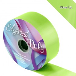 Lime Green 2" Eleganza Poly Ribbon 91m