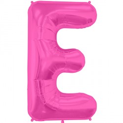 Magenta Letter E Shape 16" Pkt