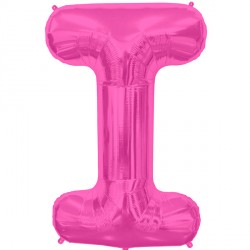 Magenta Letter I Shape 16" Pkt