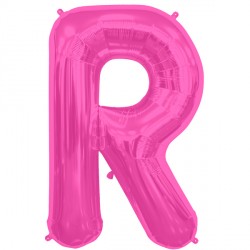 Magenta Letter R Shape 16" Pkt