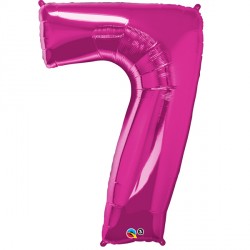 Magenta Number 7 Shape Group D 42" Pkt Ycj