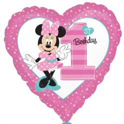 Minnie Mouse 1st Birthday Standard S60 Pkt