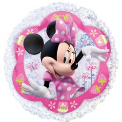 Minnie Mouse 21" Holographic Street Treat Shape Flat (10ct)