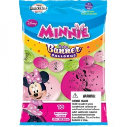 Minnie Mouse Quick Link Party Banners 12" (10ct) Zqh