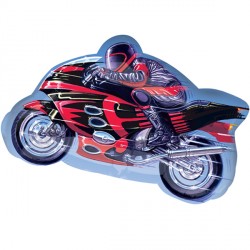 Motorcycle Street Treat Shape Flat (27" X 16") (10ct)