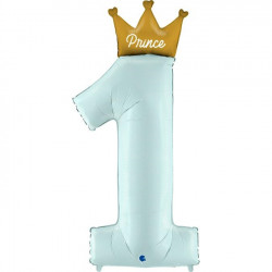 My First Birthday Prince 46" Shape I Pkt