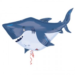 Ocean Buddies Shark Shape P35 Pkt (24" X 24")