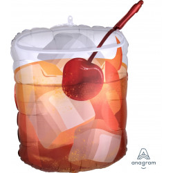 Old Fashioned Drink Shape P35 Pkt (18" X 23")