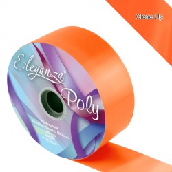 Orange 2" Eleganza Poly Ribbon 91m