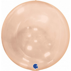 Orange Transparent Globe 15" Grabo Shape Pkt (no Valve)