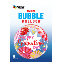 Paper Fans Valentine's Day 22" Single Bubble Yrv