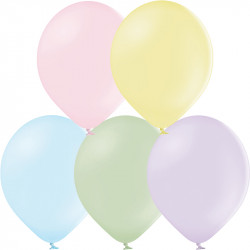 Pastel Assortment 12" Pastel Belbal (100ct)