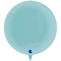 Pastel Blue Globe 15" Pkt