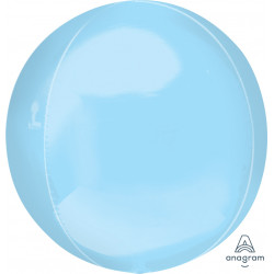 Pastel Blue Orbz Jumbo P45 Flat (21" X 21") (3ct)