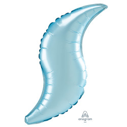 Pastel Blue Satin Luxe Curve 36" D23 Flat (3ct)