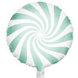 Pastel Mint Candy Swirl 18" Pkt