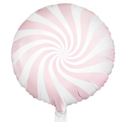 Pastel Pink Candy Swirl 18" Pkt