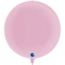 Pastel Pink Globe 15" Pkt