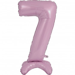 Pastel Pink Number 7 Standup Shape 25" Pkt