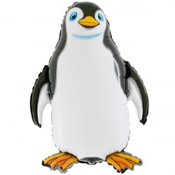 Penguin Black Grabo Shape Flat