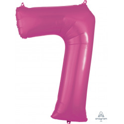 Pink Number 7 Shape P50 Pkt (22" X 35")