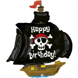 Pirate Ship Birthday 46" Shape F Pkt