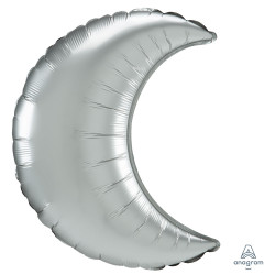 Platinum Satin Luxe Crescent 17" D11 Flat (5ct)