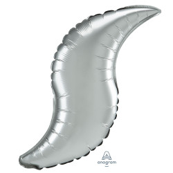 Platinum Satin Luxe Curve 28" D19 Flat (3ct)