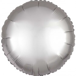 Platinum Satin Luxe Round Standard S15 Flat A