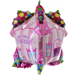 Princess House Happy Birthday 34" 3d/4d Shape D6 Pkt