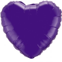 Quartz Purple Heart 9" Flat Q