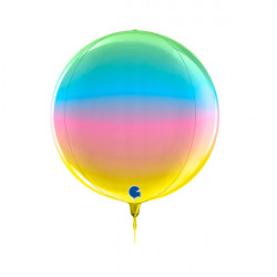 Rainbow Globe 11" Pkt