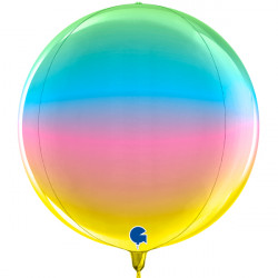 Rainbow Globe 15" Pkt