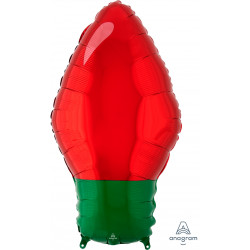 Red Light Bulb Standard Shape S50 Pkt (11" X 22")