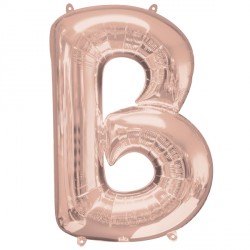 Rose Gold Letter B Shape P50 Pkt (23" X 34")