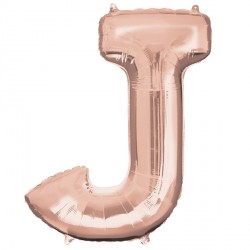 Rose Gold Letter J Shape P50 Pkt (23" X 33")