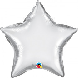 Silver Chrome Star 20" Flat Q Hk