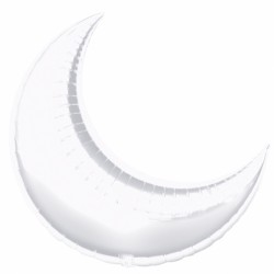 Silver Crescent 26" D19 Flat (3ct)