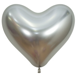 Silver Heart 981 14" Sempertex Reflex (50ct)