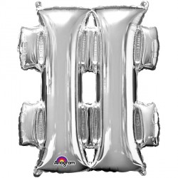Silver Symbol # Shape P50 Pkt (27" X 33")