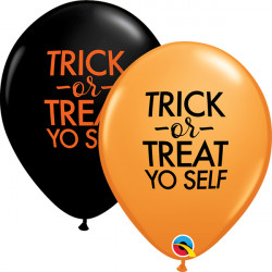 Simply Trick Or Treat Yo Self 11" Orange & Onyx Black (25ct) Lac