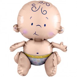 Sitting Baby Multi Balloon A70 Pkt (13" X 15")