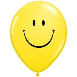 Smile Face 5" Yellow (100ct) Ui