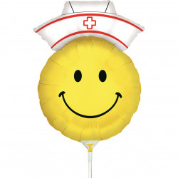 Smiley Nurse 14" Mini Shape Flat