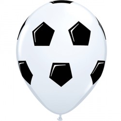 Soccer Ball 11" White (25ct) Yhg