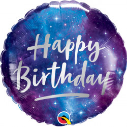 Space Galaxy Birthday 18" Pkt If